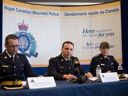 Пресс-конференция полиции Канады