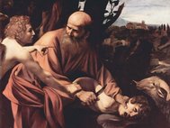 «Жертвоприношение Исаака». Автор Микеланджело Караваджо