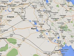 Ирак, карта