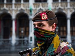Армия Бельгии патрулирует улицы Брюсселя