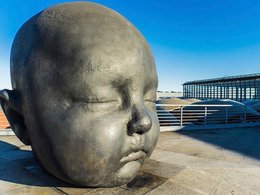 Скульптура. Голова ребенка