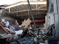 Обрушение на производственном здании в Дзержинском