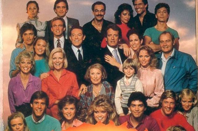 Актерский состав «Санта-Барбары» в 1984 году