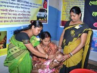 Вакциннация от полиомиелита в индийском штате Западная Бенгалия