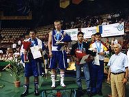 Башкатов в 2000 году стал победителем на первенстве Европы среди юношей