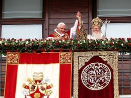 Папа Бенедикт XVI и патриарх Варфоломей