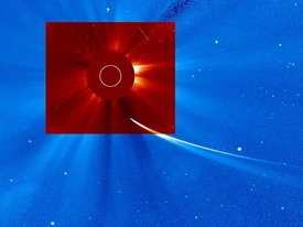 Комета ISON распалась при сближении с Солнцем