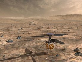 НАСА планирует запустить на Марсе вертолет