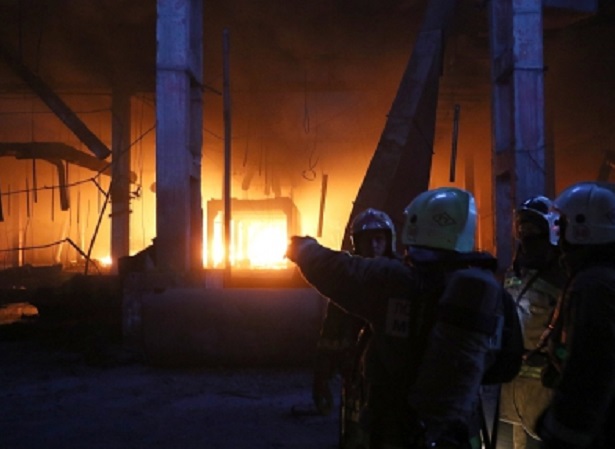 Пожар в Хакассии