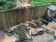 Наводнение из-за ливня во Владивостоке