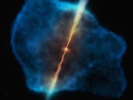 Сверхмассивные черные дыры в ранней Вселенной набрали свою массу, питаясь скоплениями газа