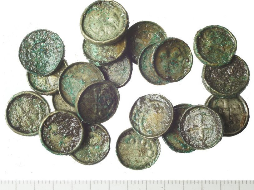 Серебряные монеты из клада