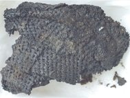 Найденная в Чатал-Хююке ткань из волокон дуба