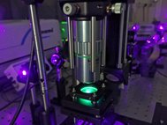 Экспериментальная установка по наблюдению флуоресценции зеленого флуоресцентного белка
